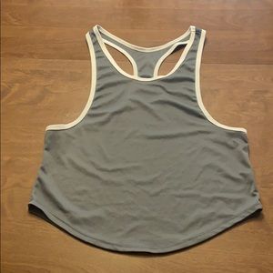 Grey & White Stringer Tank
